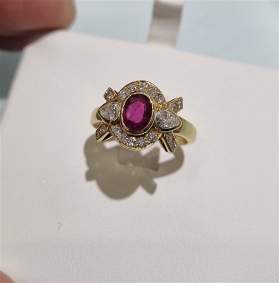 Ring Gilma Gioielleria  Woman in Gold Rubino 0.80 Ct ANOR-106-286 - ANOR-106-286